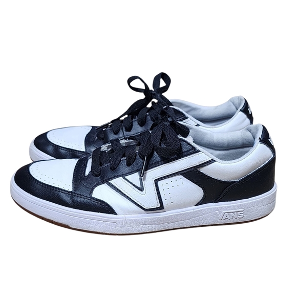 VANS Lowland CC Black White Two Toned Sneaker Mens 8 Womens 9.5 - Picture 2 of 10